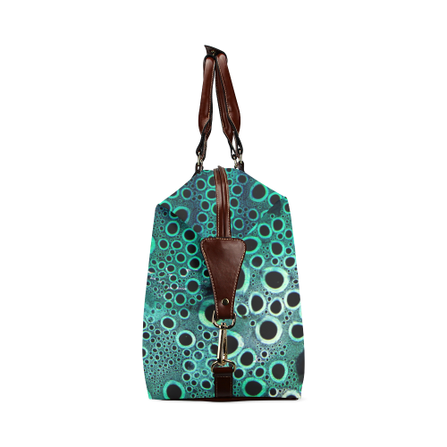 Green Bubbles Classic Travel Bag (Model 1643)