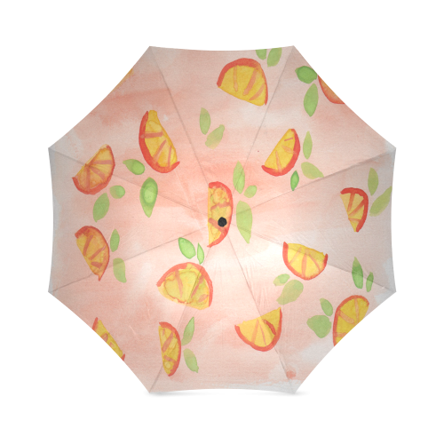 watercolor fruit slices Foldable Umbrella (Model U01)