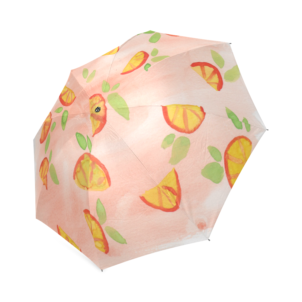 watercolor fruit slices Foldable Umbrella (Model U01)