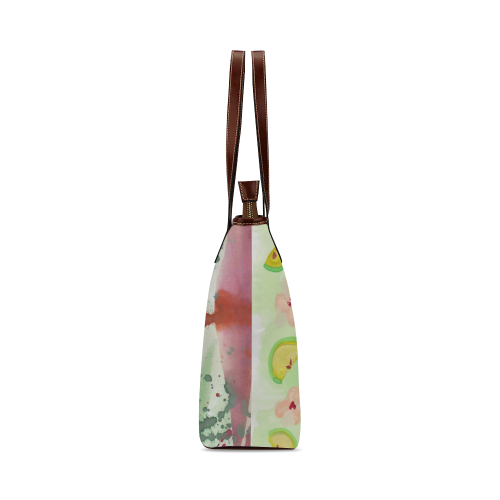 watercolor abstract painting Shoulder Tote Bag (Model 1646)