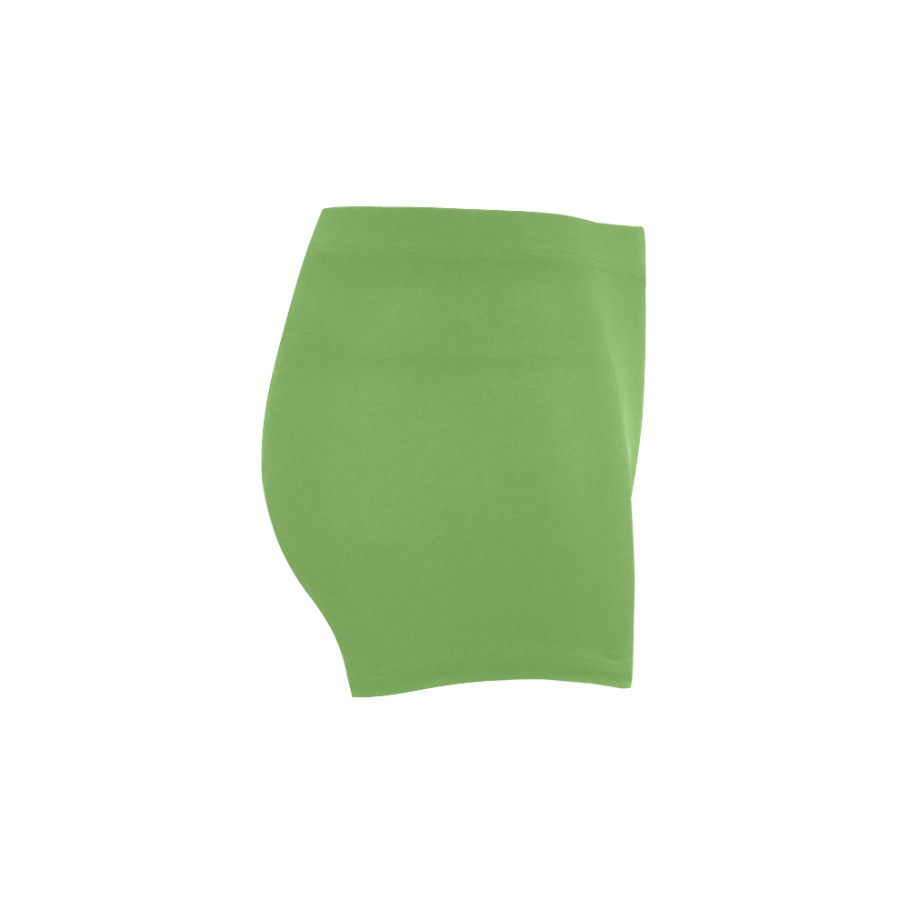 Kiwi Color Accent Briseis Skinny Shorts (Model L04)
