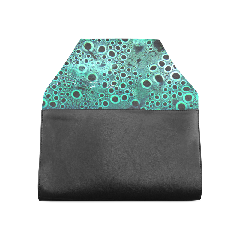 Green Bubbles Clutch Bag (Model 1630)