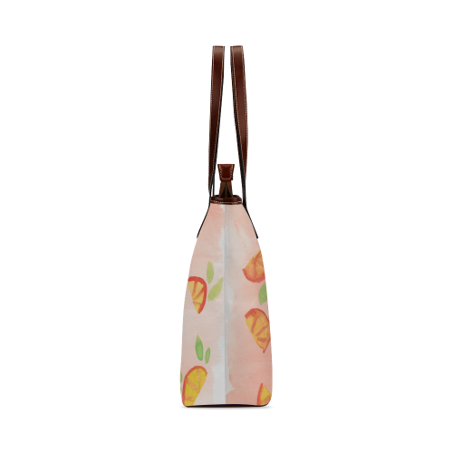 watercolor fruit slices Shoulder Tote Bag (Model 1646)