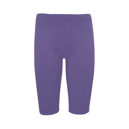Ultra Violet Color Accent Hestia Cropped Leggings (Model L03)