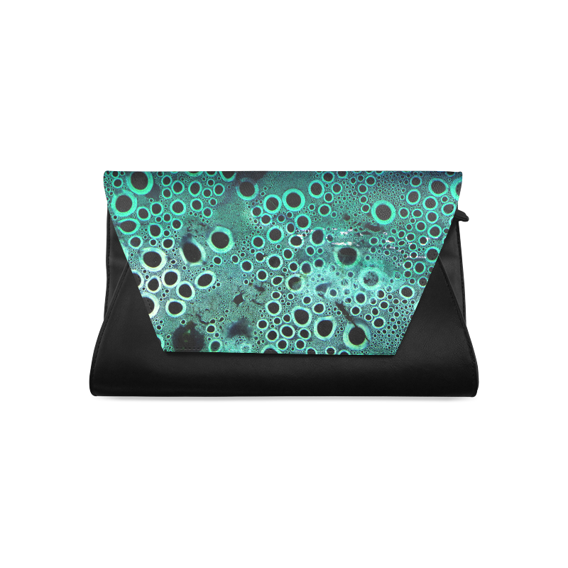 Green Bubbles Clutch Bag (Model 1630)