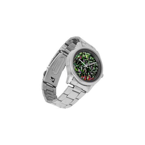 Foliage #6 - Jera Nour Men's Stainless Steel Watch(Model 104)