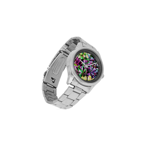 Foliage #3 - Jera Nour Men's Stainless Steel Watch(Model 104)