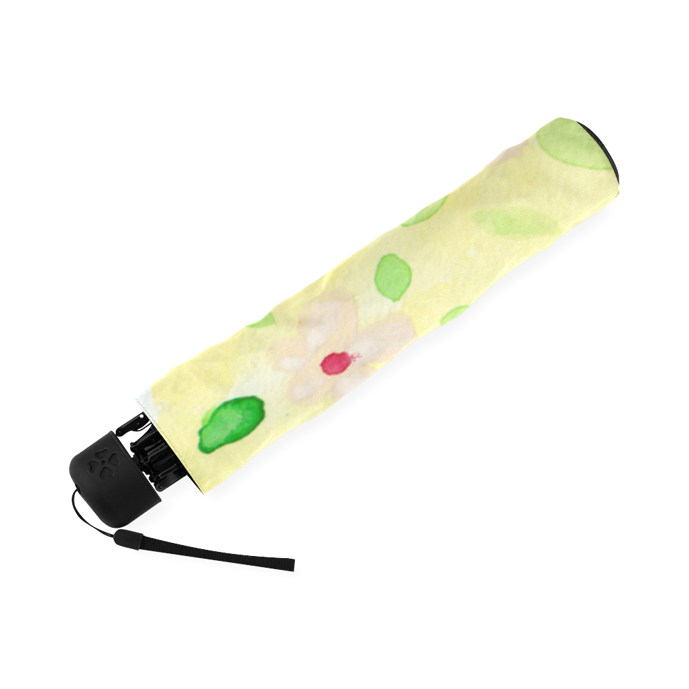 watercolor flower pattern Foldable Umbrella (Model U01)