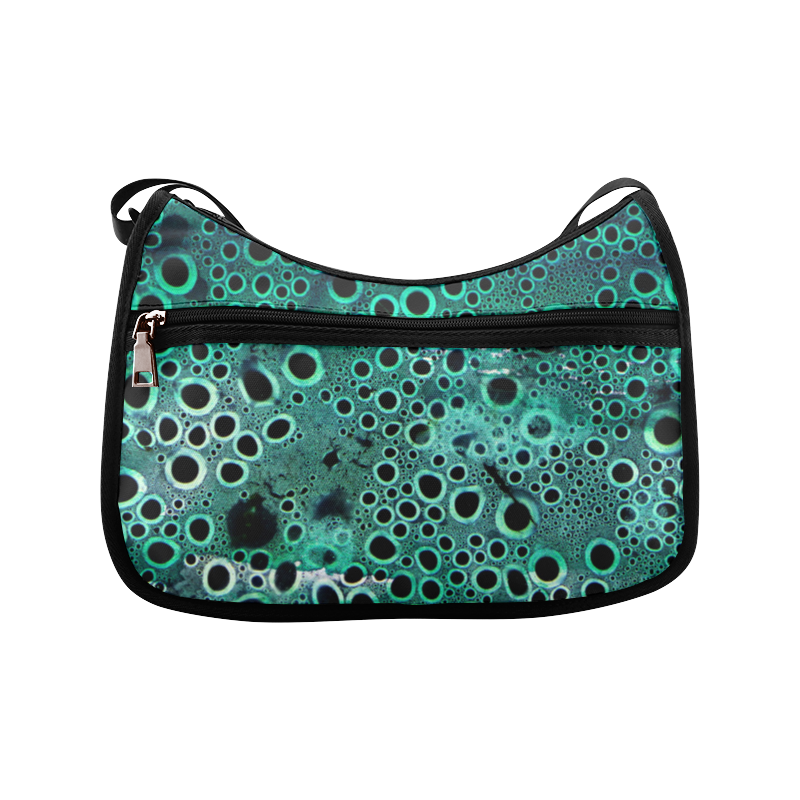 Green Bubbles Crossbody Bags (Model 1616)