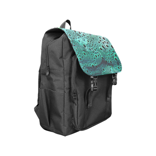 Green Bubbles Casual Shoulders Backpack (Model 1623)
