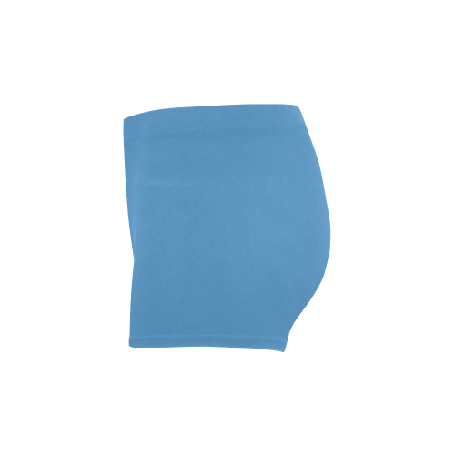 Azure Blue Color Accent Briseis Skinny Shorts (Model L04)