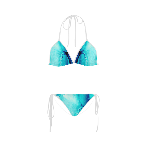 Tourqoise and Blue Custom Bikini Swimsuit