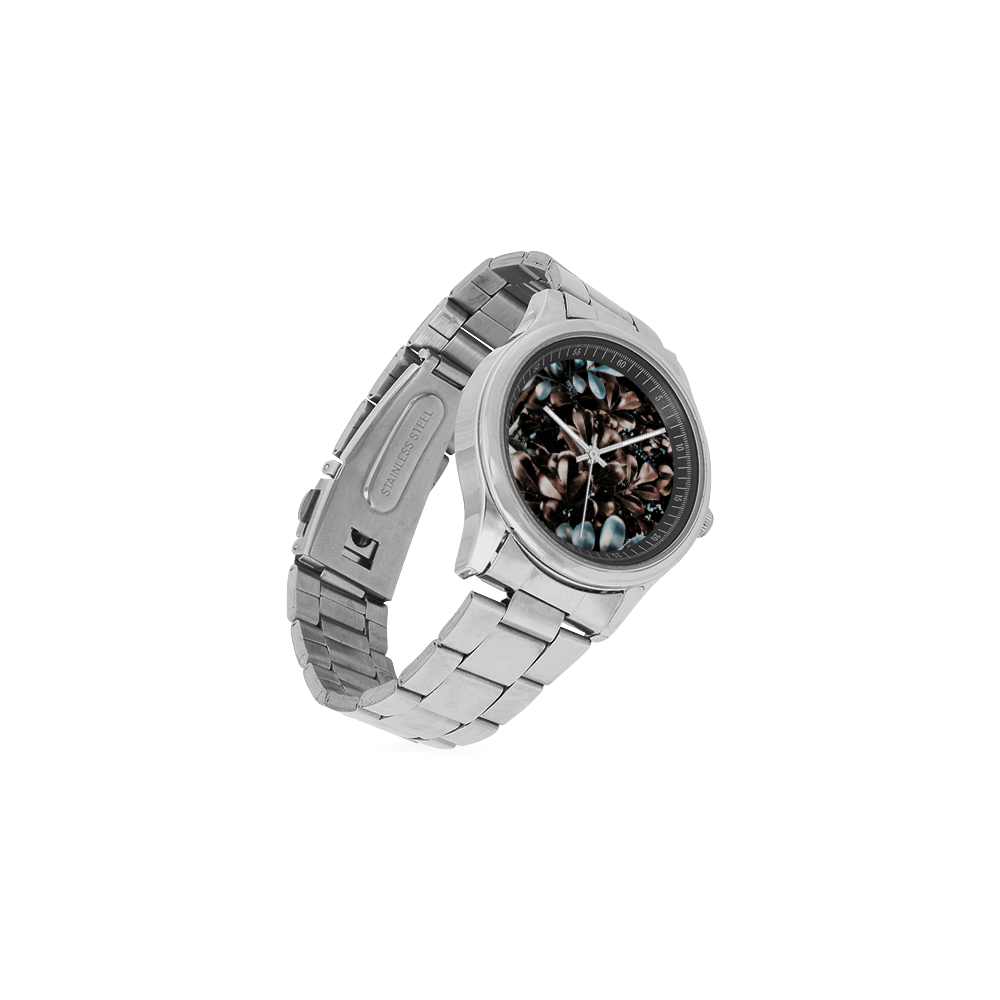 Foliage #5 - Jera Nour Men's Stainless Steel Watch(Model 104)