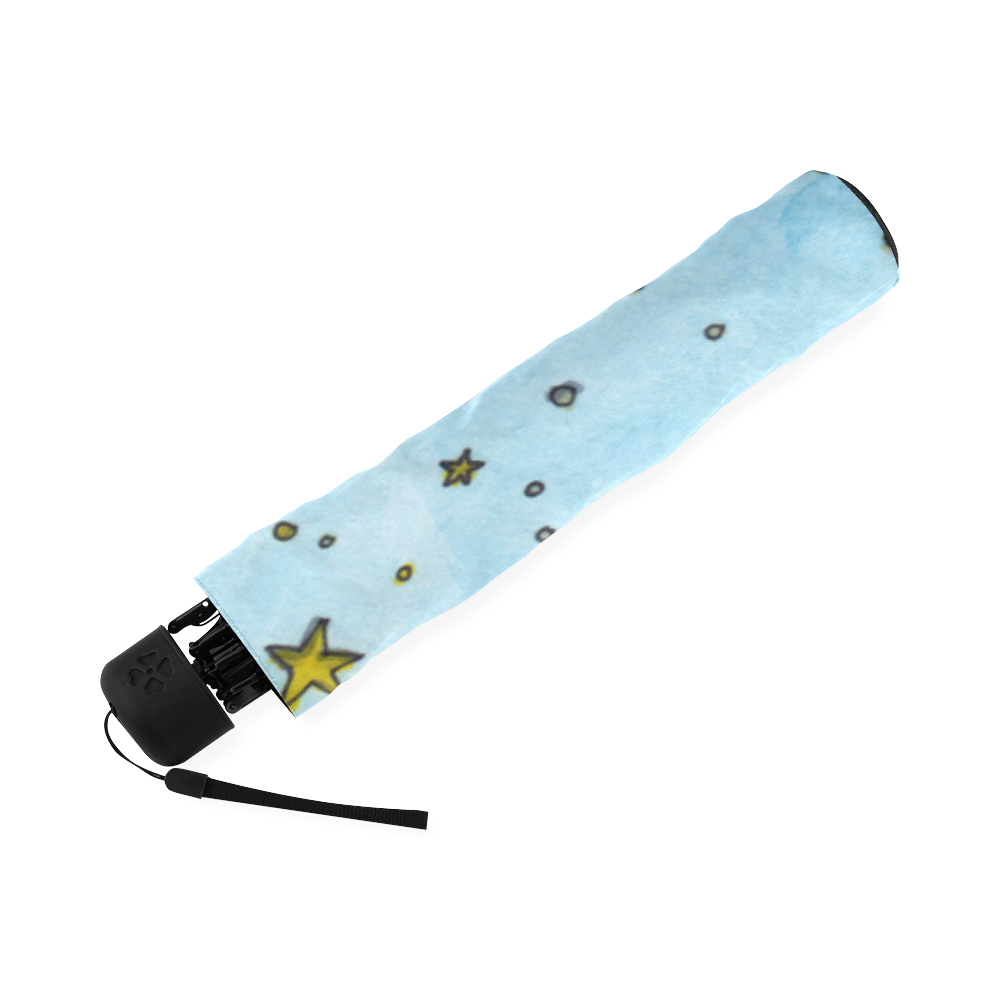 watercolor stars pattern Foldable Umbrella (Model U01)