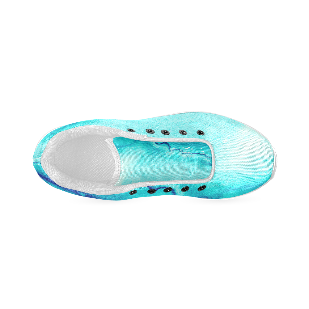 Tourqoise and Blue Women’s Running Shoes (Model 020)