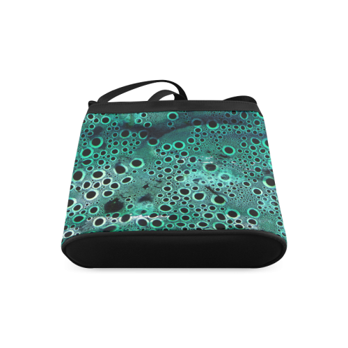 Green Bubbles Crossbody Bags (Model 1613)