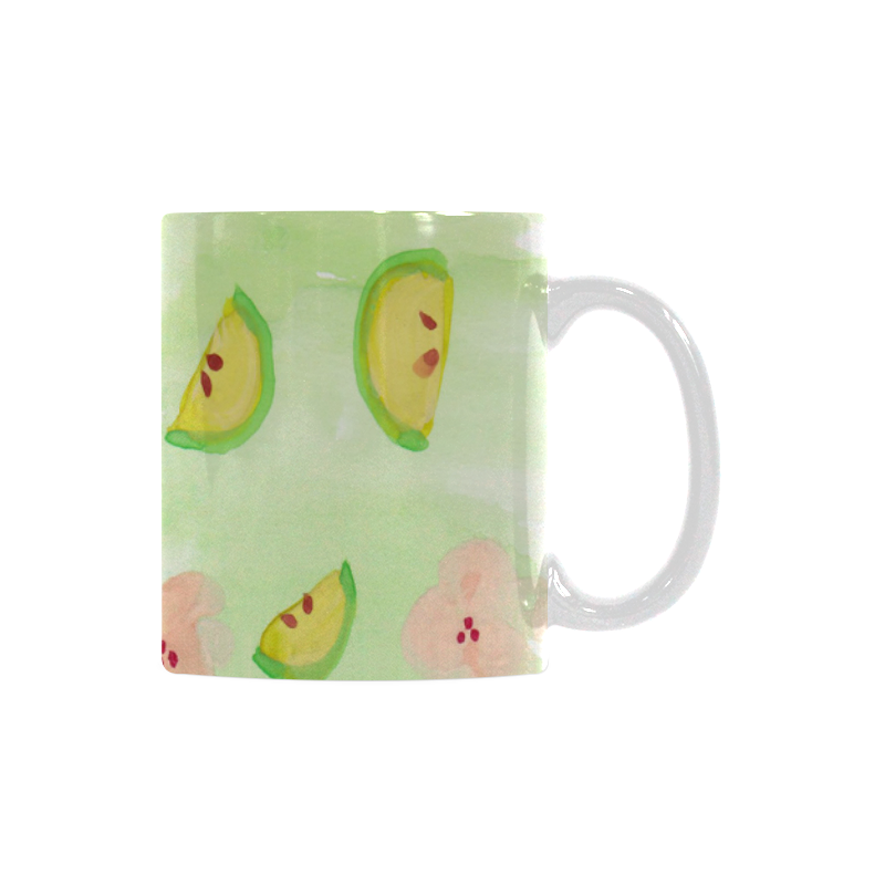 watercolor fruit slices White Mug(11OZ)