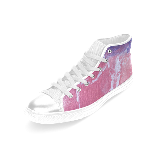 Shoe Pattern 2 Women's Classic High Top Canvas Shoes (Model 017)