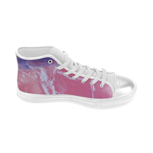 Shoe Pattern 2 Women's Classic High Top Canvas Shoes (Model 017)