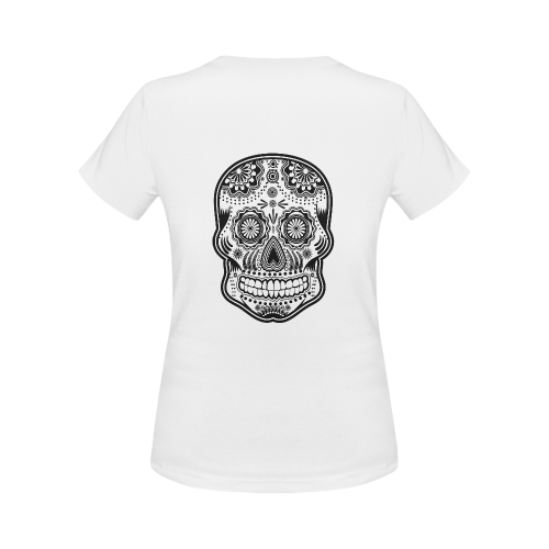 sugar skull Women's Classic T-Shirt (Model T17）