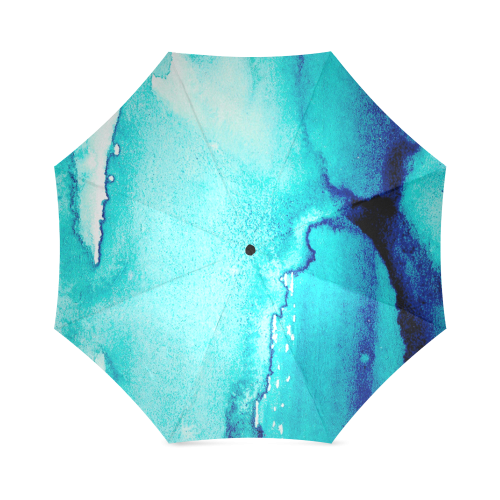 Tourqoise and Blue Foldable Umbrella (Model U01)
