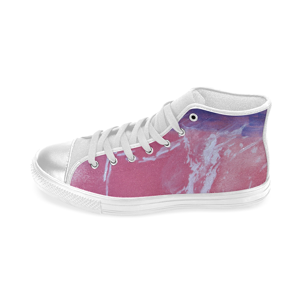 Shoe Pattern 2 Women's Classic High Top Canvas Shoes (Model 017)