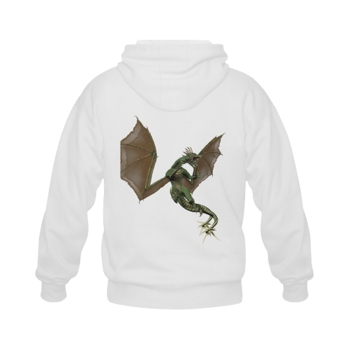 The dragon Gildan Full Zip Hooded Sweatshirt (Model H02)
