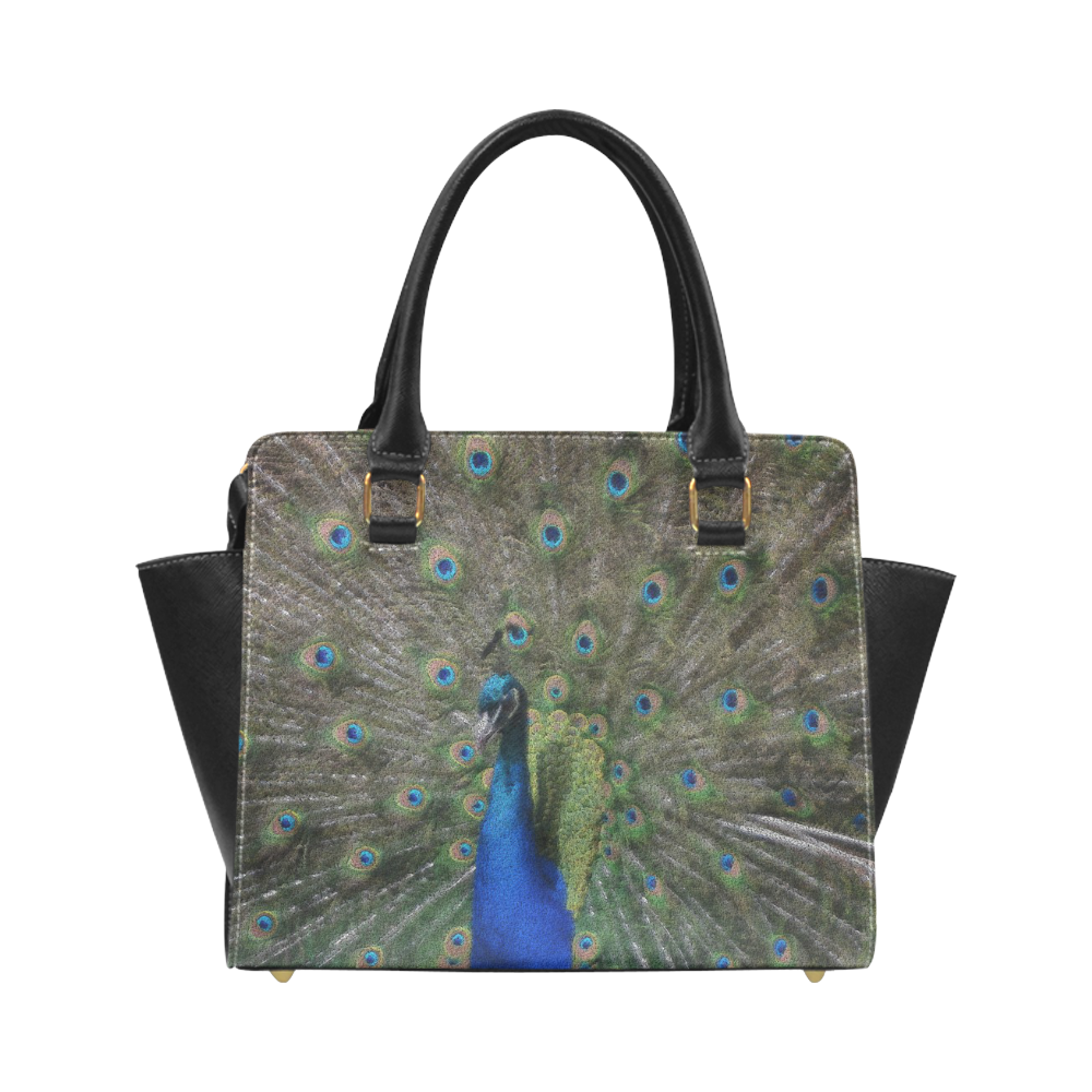 Peacock Handbag Classic Shoulder Handbag (Model 1653)