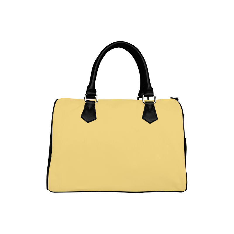 Lemon Drop Color Accent Boston Handbag (Model 1621)