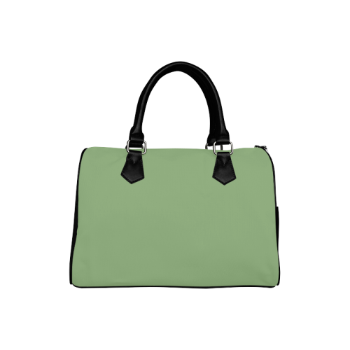 Green Tea Color Accent Boston Handbag (Model 1621)