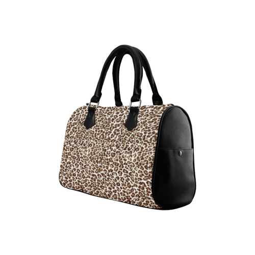 Snow Leopard Boston Handbag (Model 1621)