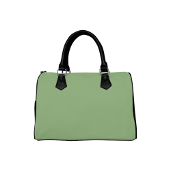 Green Tea Color Accent Boston Handbag (Model 1621)