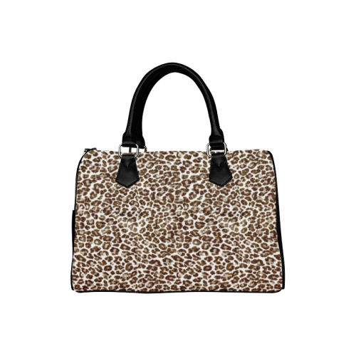 Snow Leopard Boston Handbag (Model 1621)