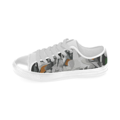 My Picasso Serie:Guernica Men's Classic Canvas Shoes (Model 018)