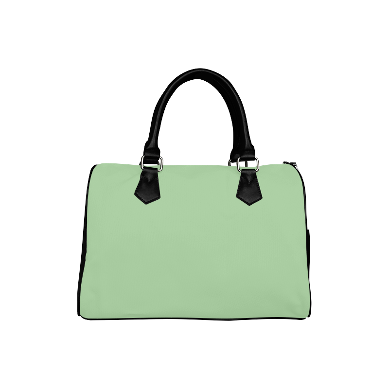 Pistachio Color Accent Boston Handbag (Model 1621)