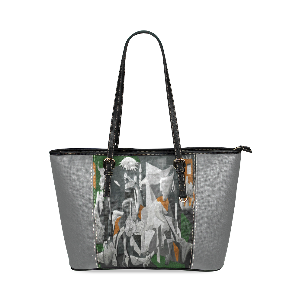 My Picasso Serie:Guernica Leather Tote Bag/Small (Model 1640)