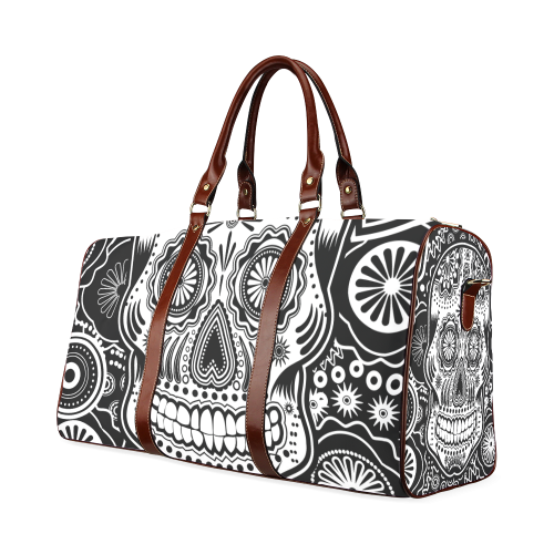 sugar skull Waterproof Travel Bag/Large (Model 1639)