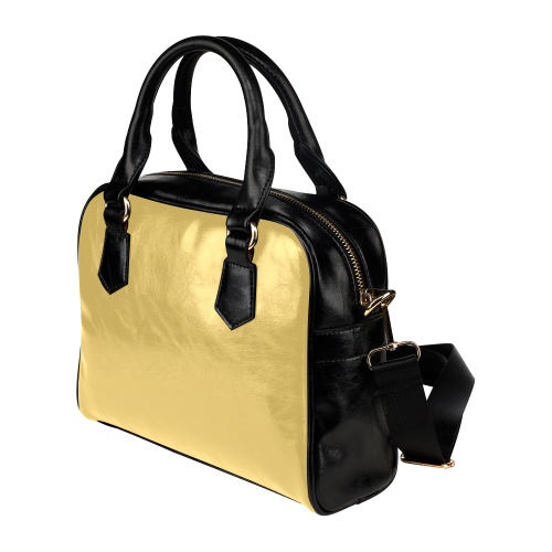 Lemon Drop Color Accent Shoulder Handbag (Model 1634)
