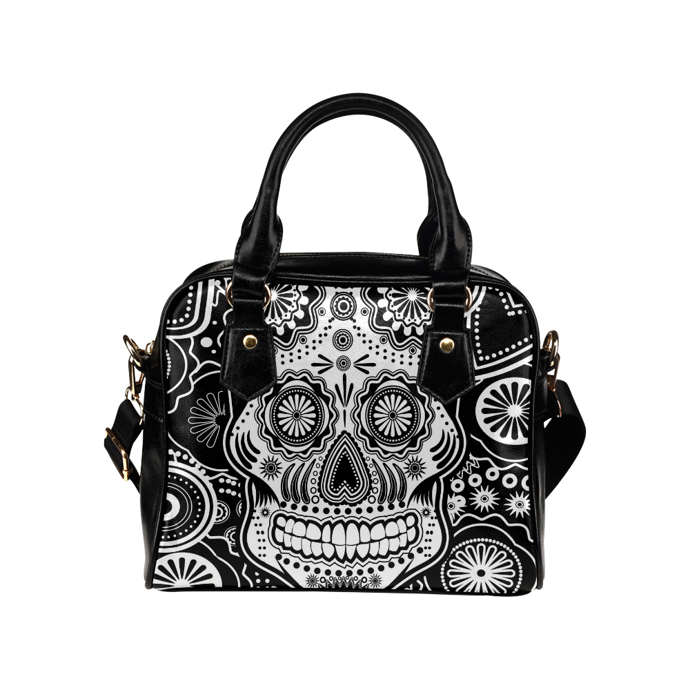 sugar skull Shoulder Handbag (Model 1634)
