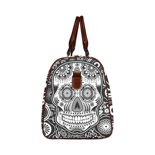 sugar skull Waterproof Travel Bag/Small (Model 1639)