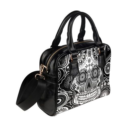 sugar skull Shoulder Handbag (Model 1634)