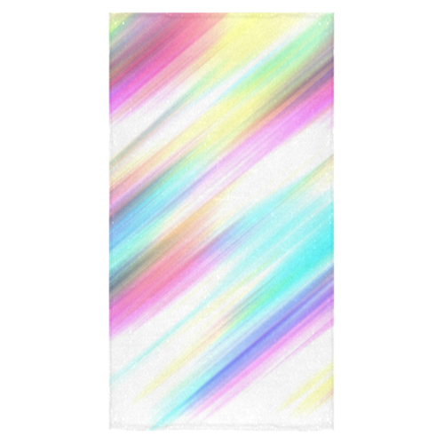 Rainbow Stripe Abstract Bath Towel 30"x56"