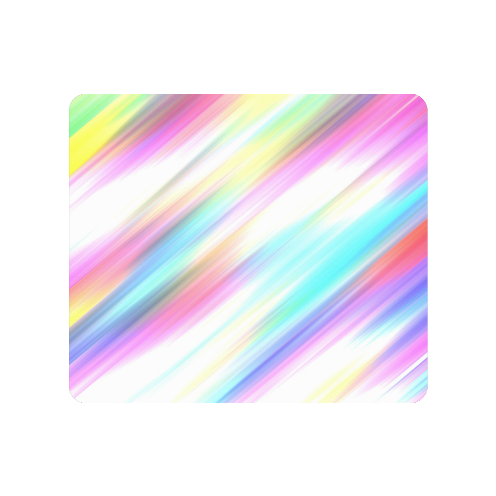 Rainbow Stripe Abstract Men's Clutch Purse （Model 1638）