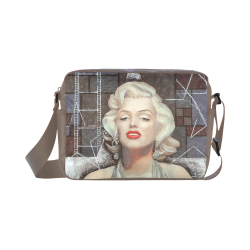 Marilyn Monroe, Old Hollywood, celebrity portrait, Classic Cross-body ...