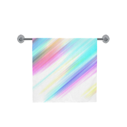 Rainbow Stripe Abstract Bath Towel 30"x56"