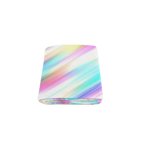 Rainbow Stripe Abstract Blanket 40"x50"