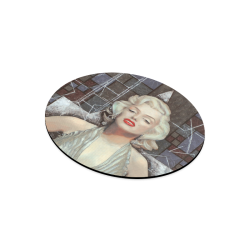 Marylin Monroe Round Mousepad