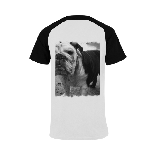 A. Lotta Bull~LAWYER SHIRT Men's Raglan T-shirt (USA Size) (Model T11)