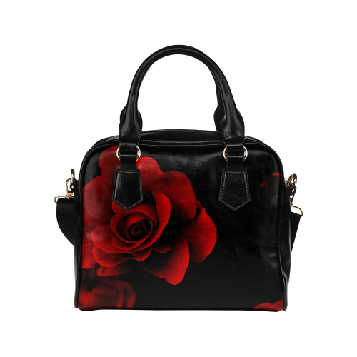 Red Rose Shoulder Handbag (Model 1634)