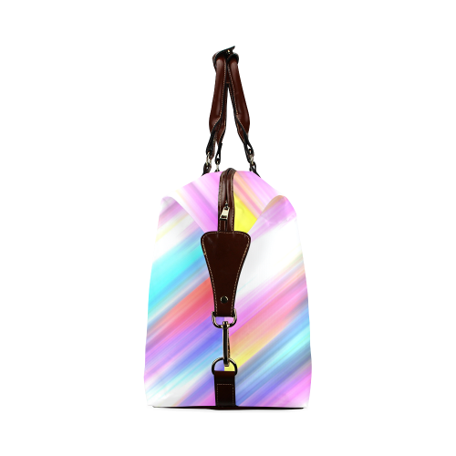 Rainbow Stripe Abstract Classic Travel Bag (Model 1643)